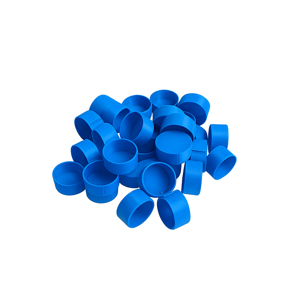 Niebieskie korki do butli sodastream