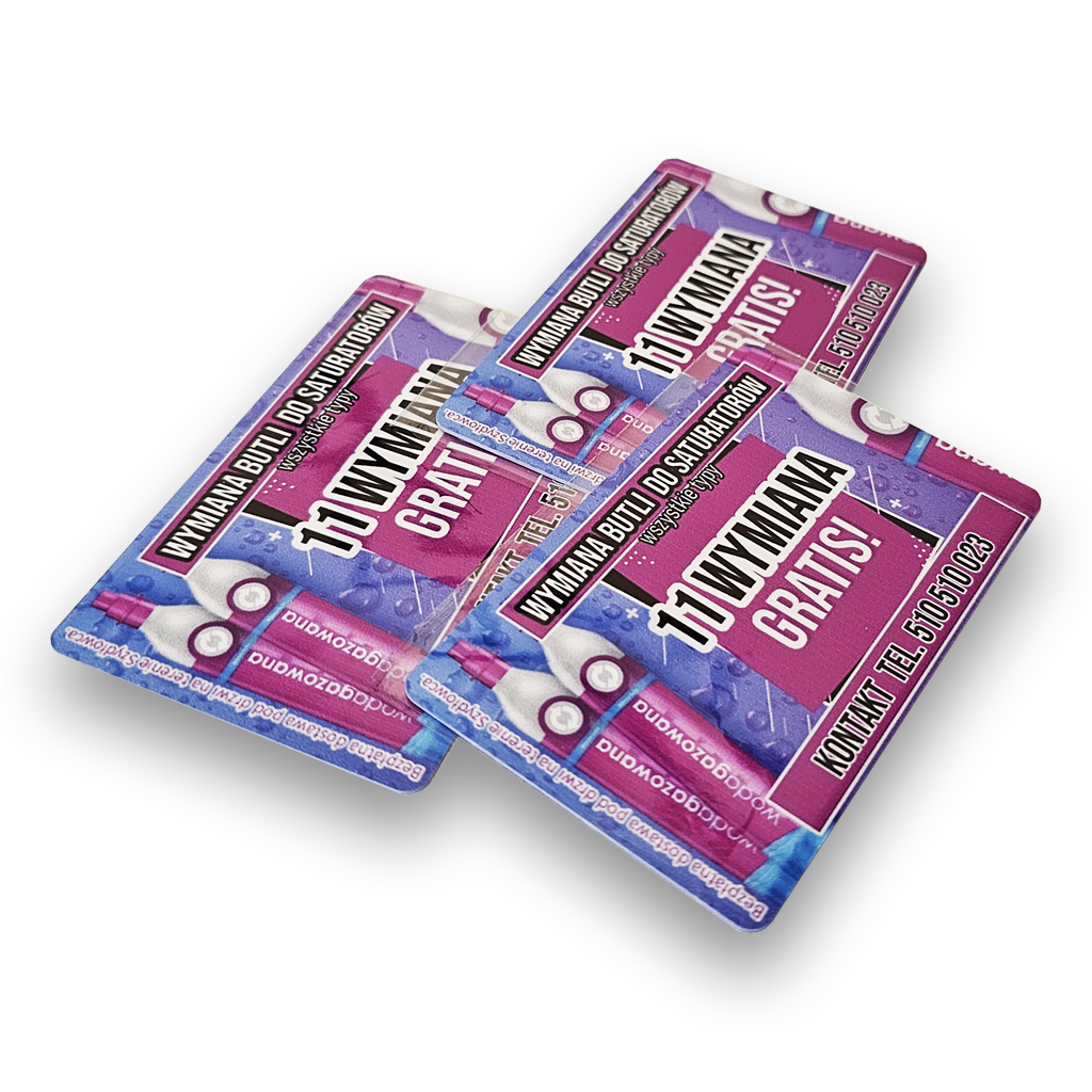 Karty lojalnościowe bezdotykowe do systemu wymiany butli z gazem