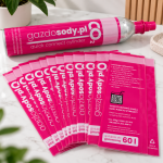 Rękawy termokurczliwe GAZ DO SODY na butle – różowe